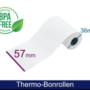 ARTDEV Thermorolle - 57 36 12 (B/D(max.)/K) mit Lastschrifttext