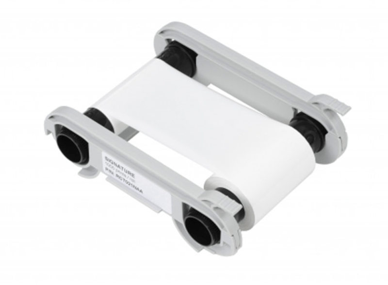 Evolis Farbband weiß monochrom Unterschrift für Zenius und Primacy - 1000 Karten/Rolle