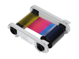 Evolis 5 Panel Farbband - YMCKO Half-Panel - 400 Karten/Rolle für Zenius