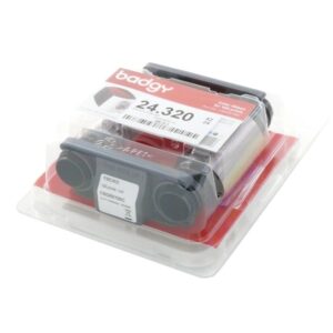 Evolis Farbband (YMCKO - 100 Druck/Rolle) für Badgy