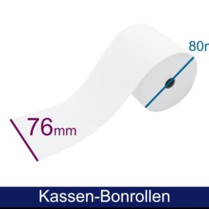 ARTDEV Kassenrolle - Normalpapier HF 76 80 12 (B/D/K)