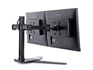 iiyama Dual-Monitorhalterung mit Standfuss für zwei Displays bis 30"