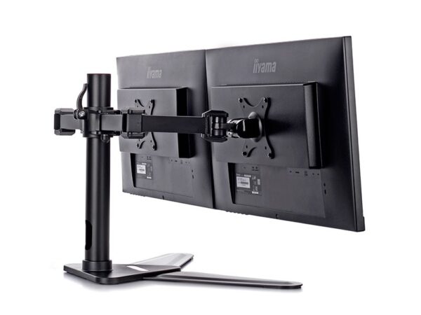 iiyama Dual-Monitorhalterung mit Standfuss für zwei Displays bis 30"