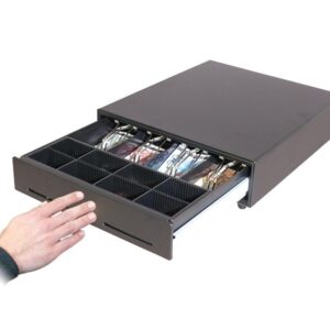 ARTDEV AC-3540 Touch - Kassenlade - anthrazit - manuelle Push Öffnung