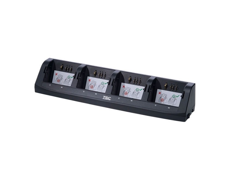 TSC 4-fach Ladestation für Alpha-4L Etikettendrucker