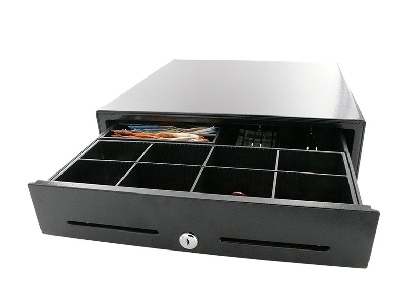 ARTDEV AC-4100 - Metall-Kassenlade mit 8 Münzfächern und 6 Scheinfächern