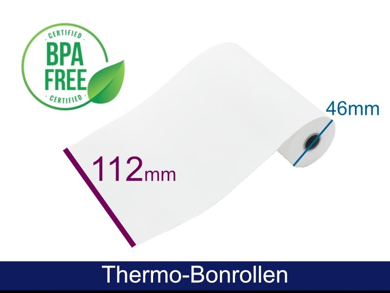 Thermorolle 112 × 46 mm