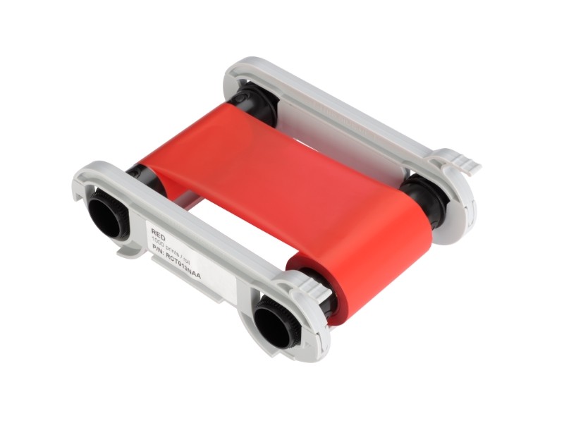 Evolis Farbband rot monochrom für Zenius - 1000 Karten/Rolle