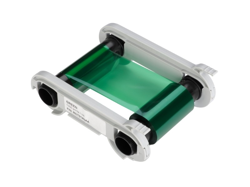 Evolis Farbband grün monochrom für Zenius - 1000 Karten/Rolle