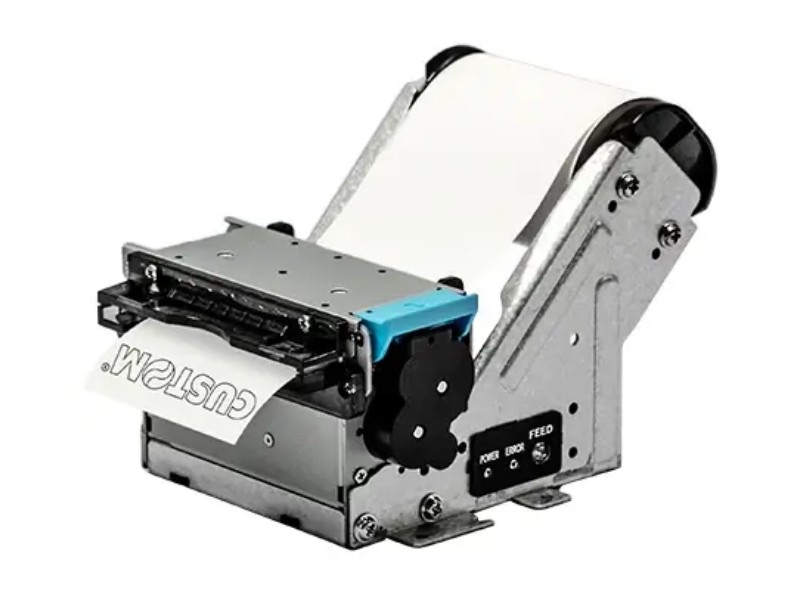 CUSTOM KX60- Kioskeinbaudrucker mit Rollenhalter