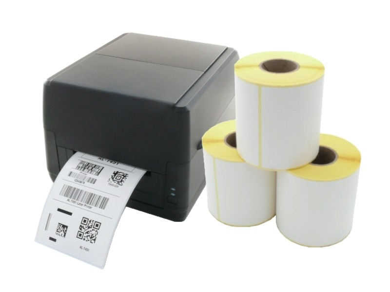 ARTDEV AL-T451 - Versand-Starterset inkl. Thermotransfer-Etikettendrucker und Thermo-Versandetiketten