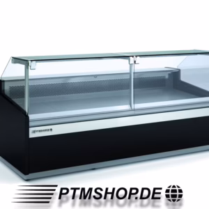 PTM Butcher Kühltheke Full Black 2,5 m – Fleischtheke Wursttheke Umluft