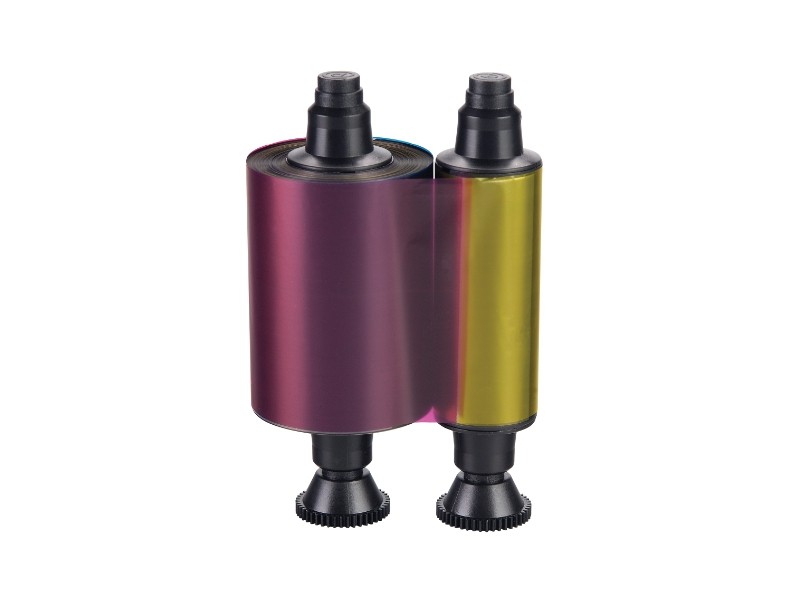 Evolis R3011 - 5 Panel Farbband - YMCKO - 200 Karten/Rolle für Pebble