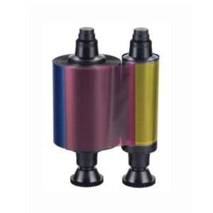 Evolis R3013 - 5 Halb-Panel / Half-Panel Farbband - YMCKO - 400 Karten/Rolle