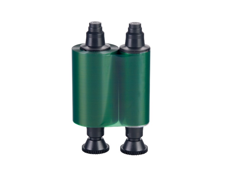 Evolis R2214 - Einfarbiges Farbband - grün - 600 Karten/Rolle (für Tattoo-Drucker)