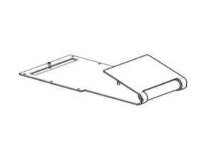 Zebra Adapter für Rollenhalter unterhalb des Druckers (250mm Durchmesser max.) für KR203