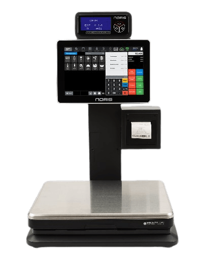 Digitale Kassen-Waage NORIS ScalePOS1 mit 10,1″ Touch-Display