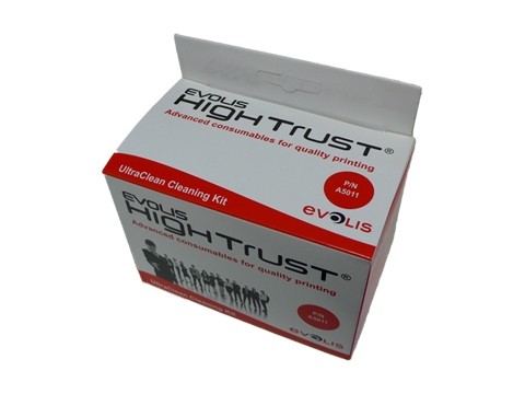 Evolis UltraClean Reinigungs-Kit A5011 (für Komplett-Reinigung des Druckers)(5 Karten
