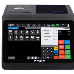Professionelles POS-System Noris M-101 mit Autocut-Drucker und Kundenanzeige