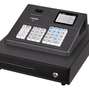 NORIS S-43 Kassensystem Frontansicht mit Display und Tastenfeld