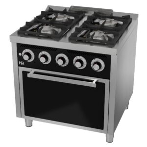 gasherd-4-kochfelder-750mm-backofen-frontansicht