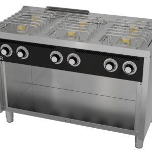 gasherd-6-kochfelder-600mm-unterbau-frontansicht