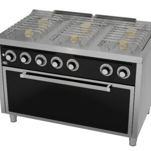 gasherd-6-kochfelder-750mm-grosser-backofen-frontansicht