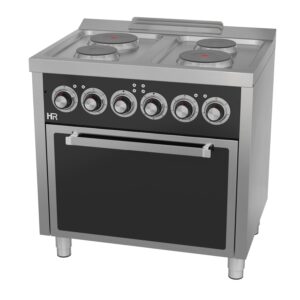 Elektroherd 4 Kochplatten mit Backofen Serie 600 Produktbild