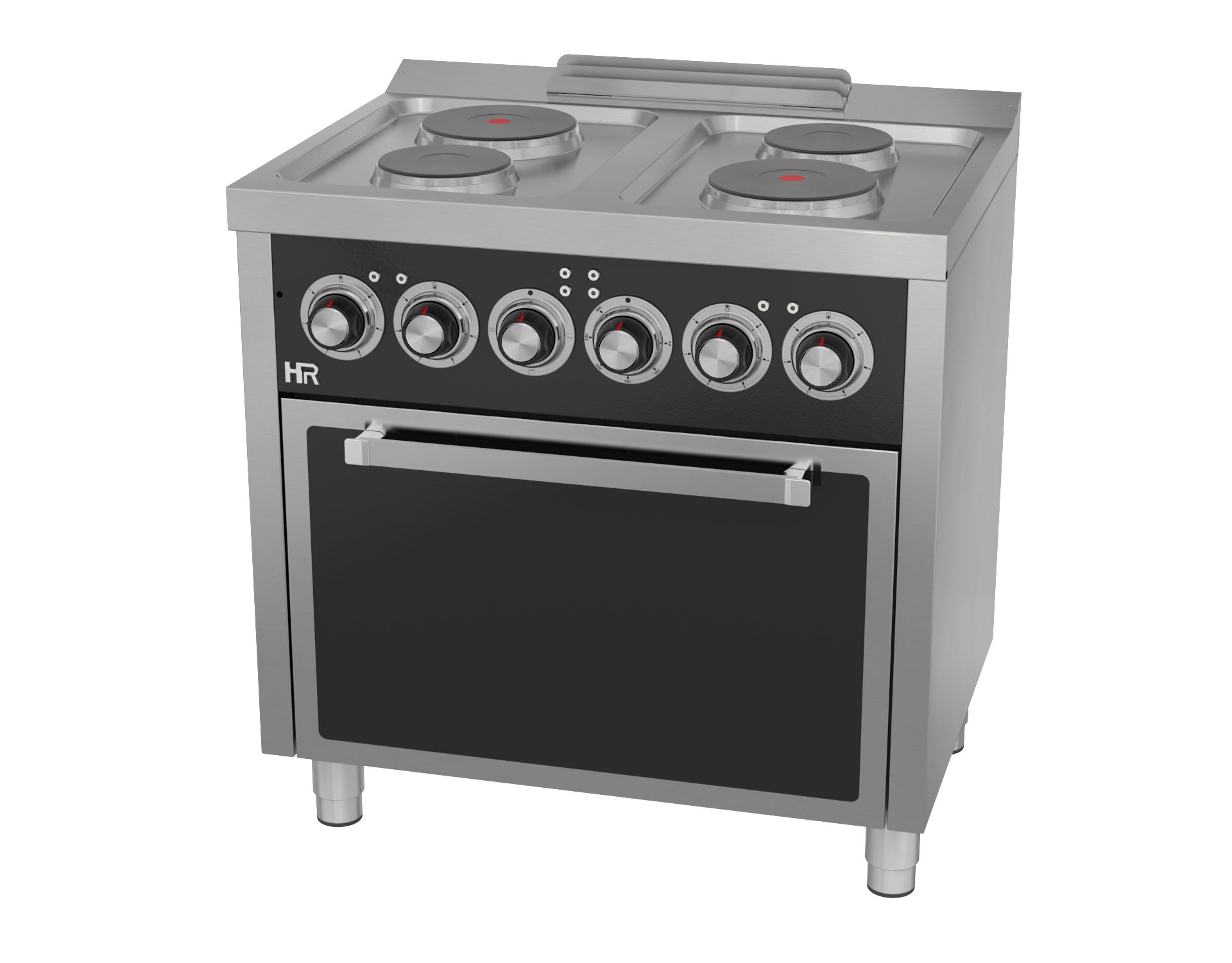 Elektroherd 4 Kochplatten mit Backofen Serie 600 Produktbild