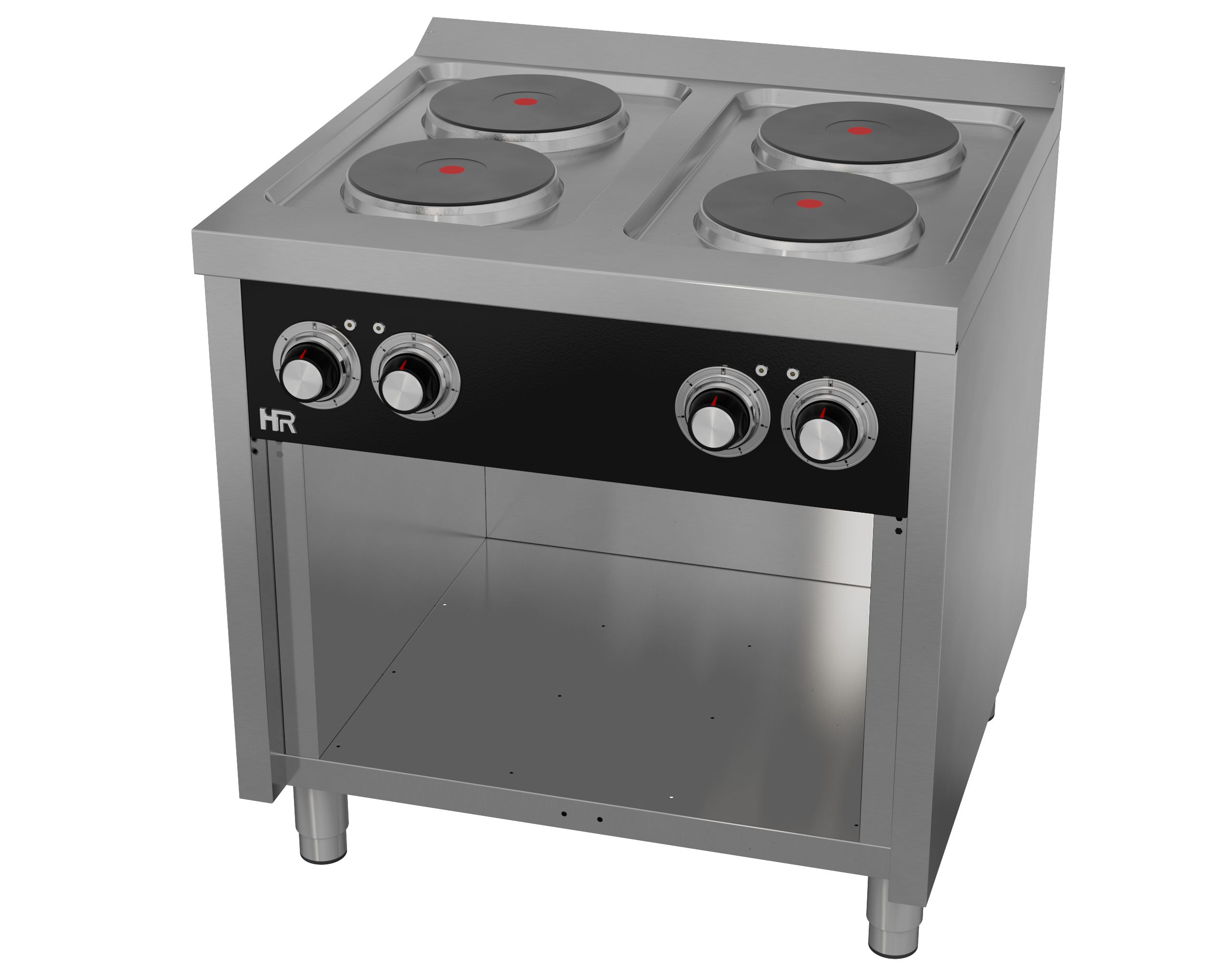 Elektroherd 4 Kochplatten Serie 750 Unterbau Produktbild