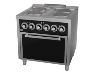 Elektroherd 4 Kochplatten mit Backofen Serie 750 Produktbild