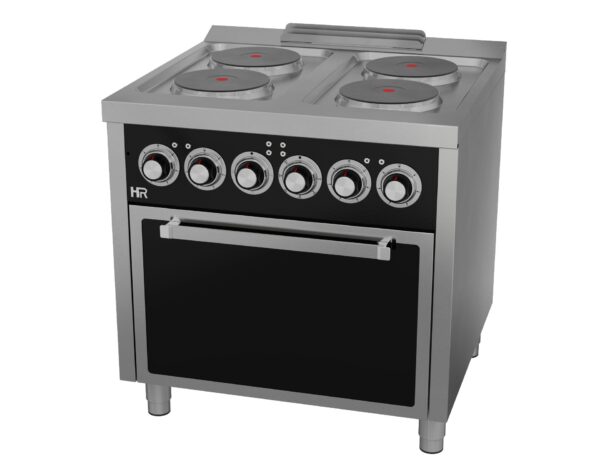 Elektroherd 4 Kochplatten mit Backofen Serie 750 Produktbild
