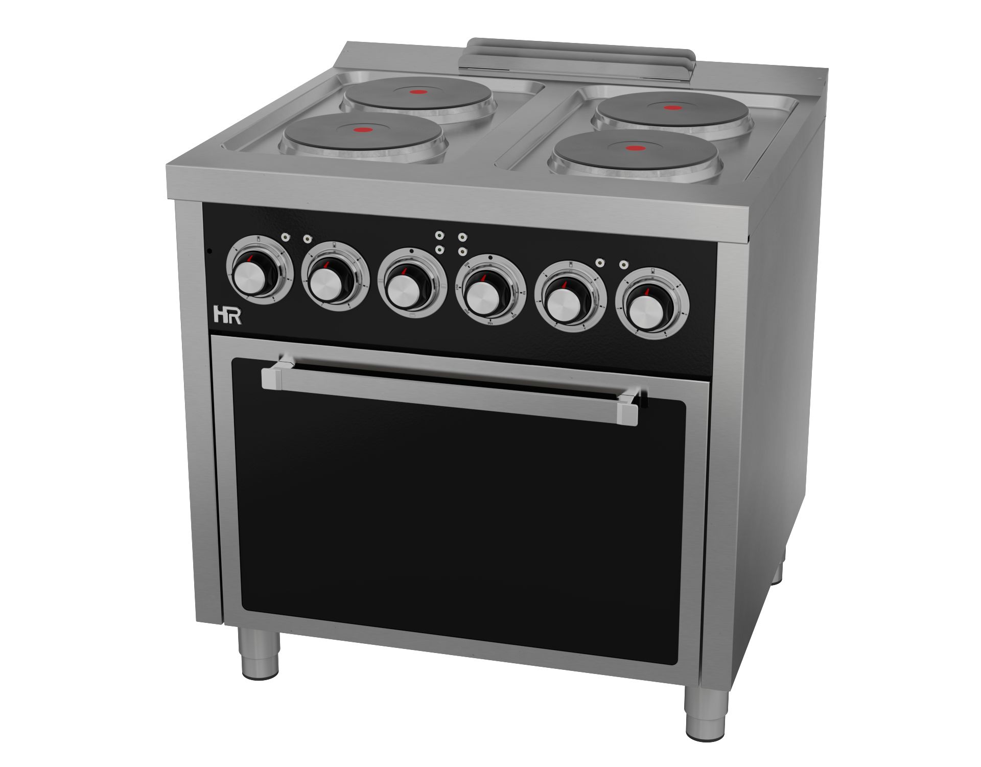 Elektroherd 4 Kochplatten mit Backofen Serie 750 Produktbild
