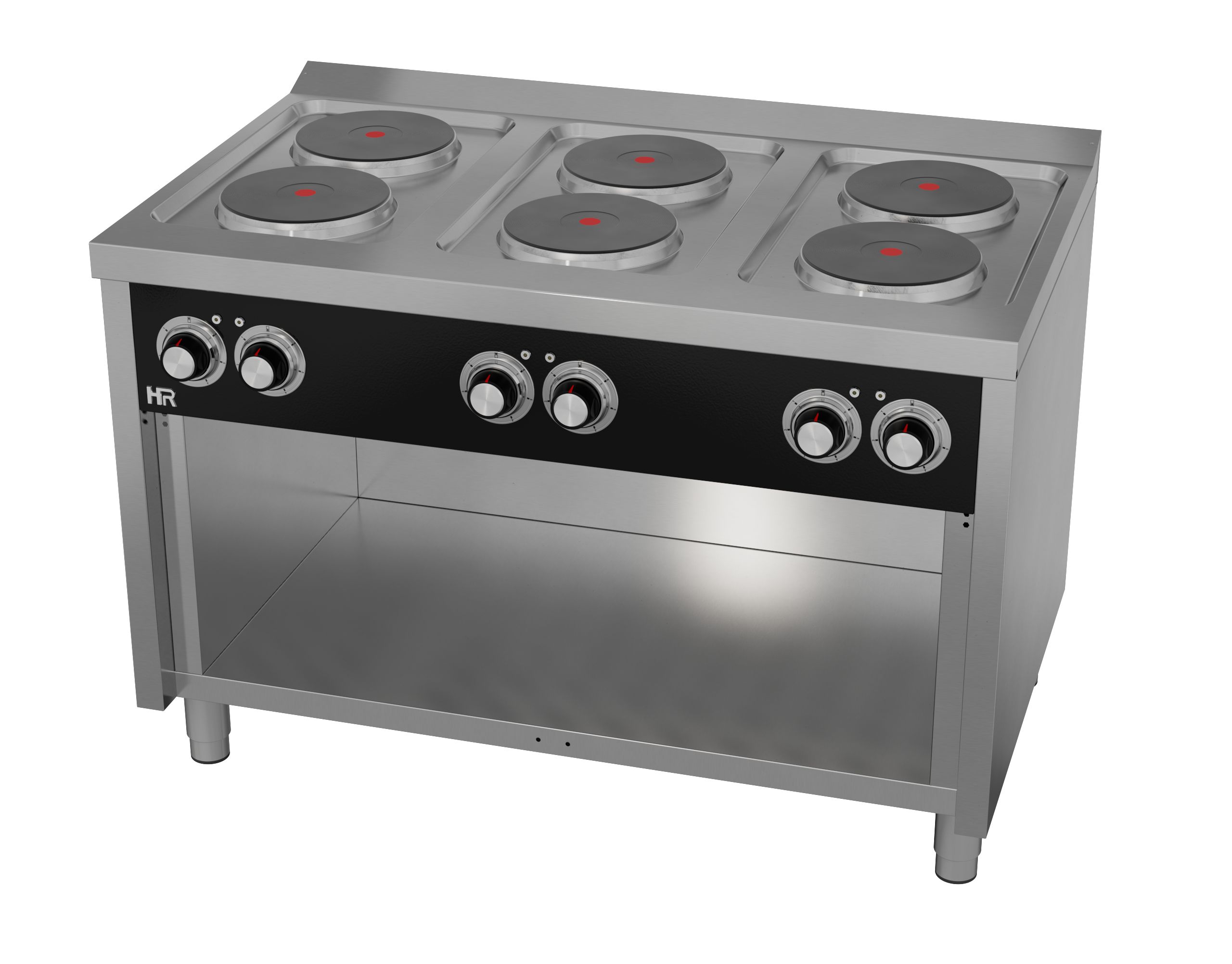 Elektroherd 6 Kochplatten Serie 750 Unterbau Produktbild