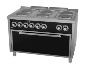 Elektroherd 6 Kochplatten mit großem Backofen Serie 750 Produktbild