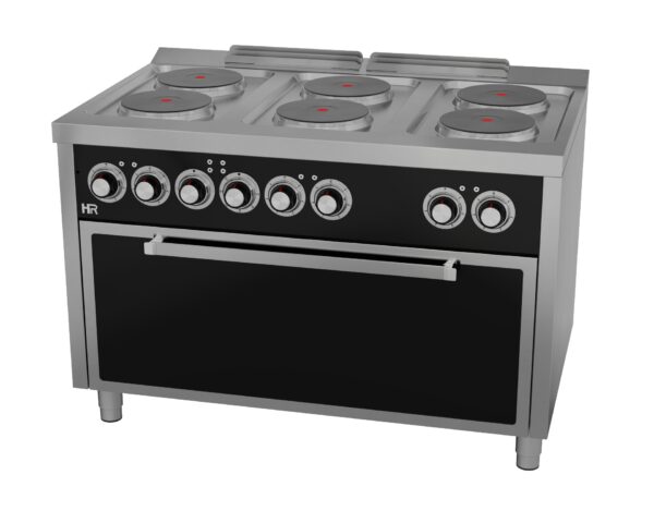 Elektroherd 6 Kochplatten mit großem Backofen Serie 750 Produktbild