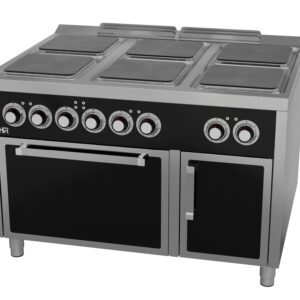 elektroherd-6-kochplatten-backofen-serie-900-frontansicht