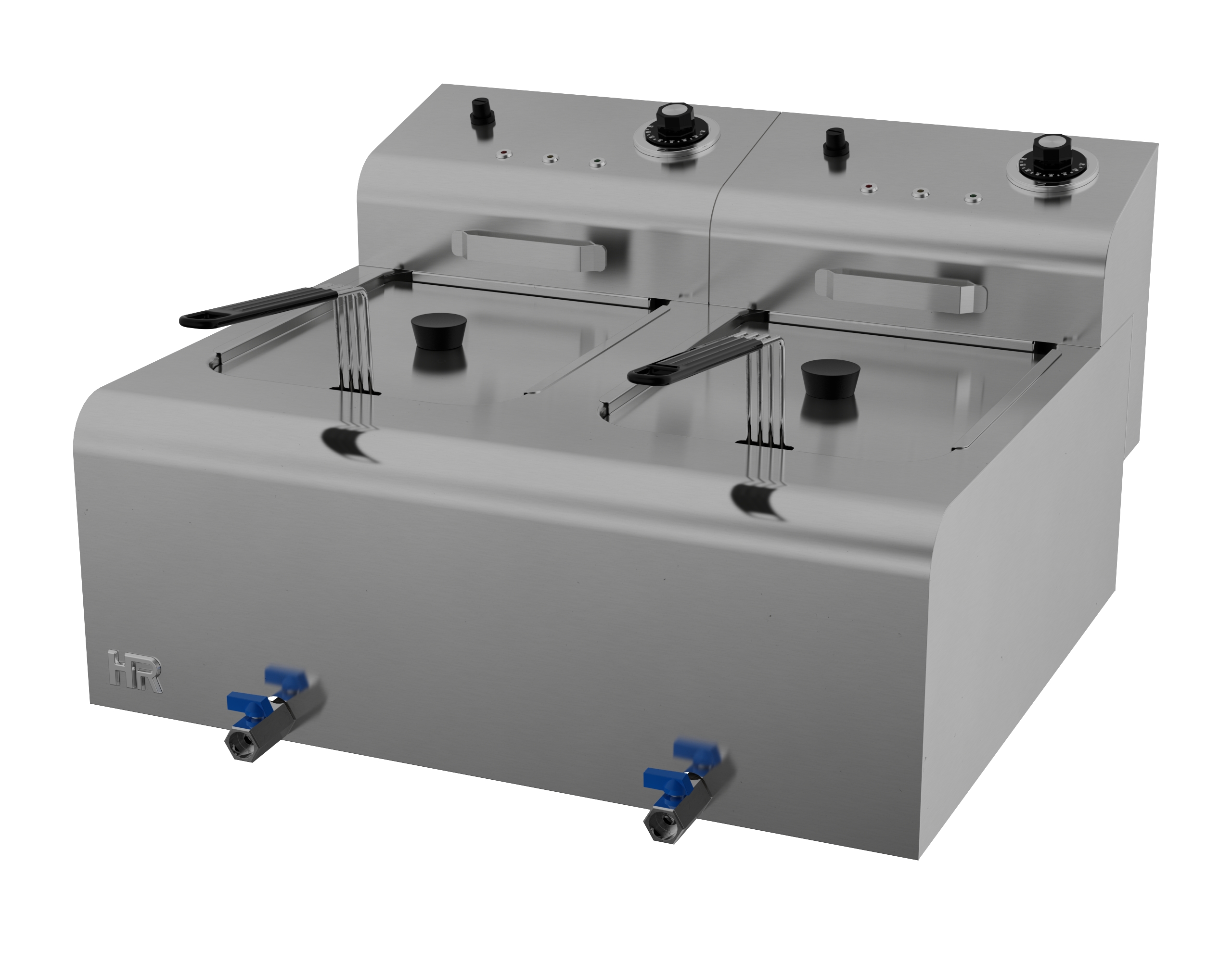 fritteuse-2x10l-dreiphasig-6kw-serie-500-frontansicht