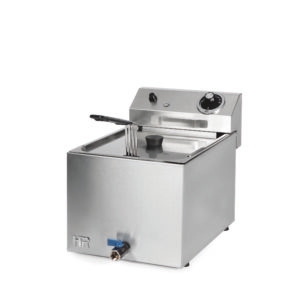 fritteuse-10l-dreiphasig-9kw-ablasshahn-frontansicht