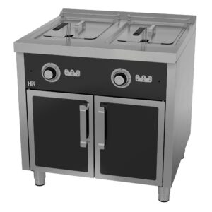 Doppelfritteuse 2×15 L 6 kW Serie 750 – Unterbau