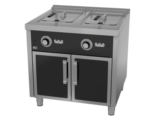 Doppelfritteuse 2×15 L 8 kW Serie 750 – Unterbau