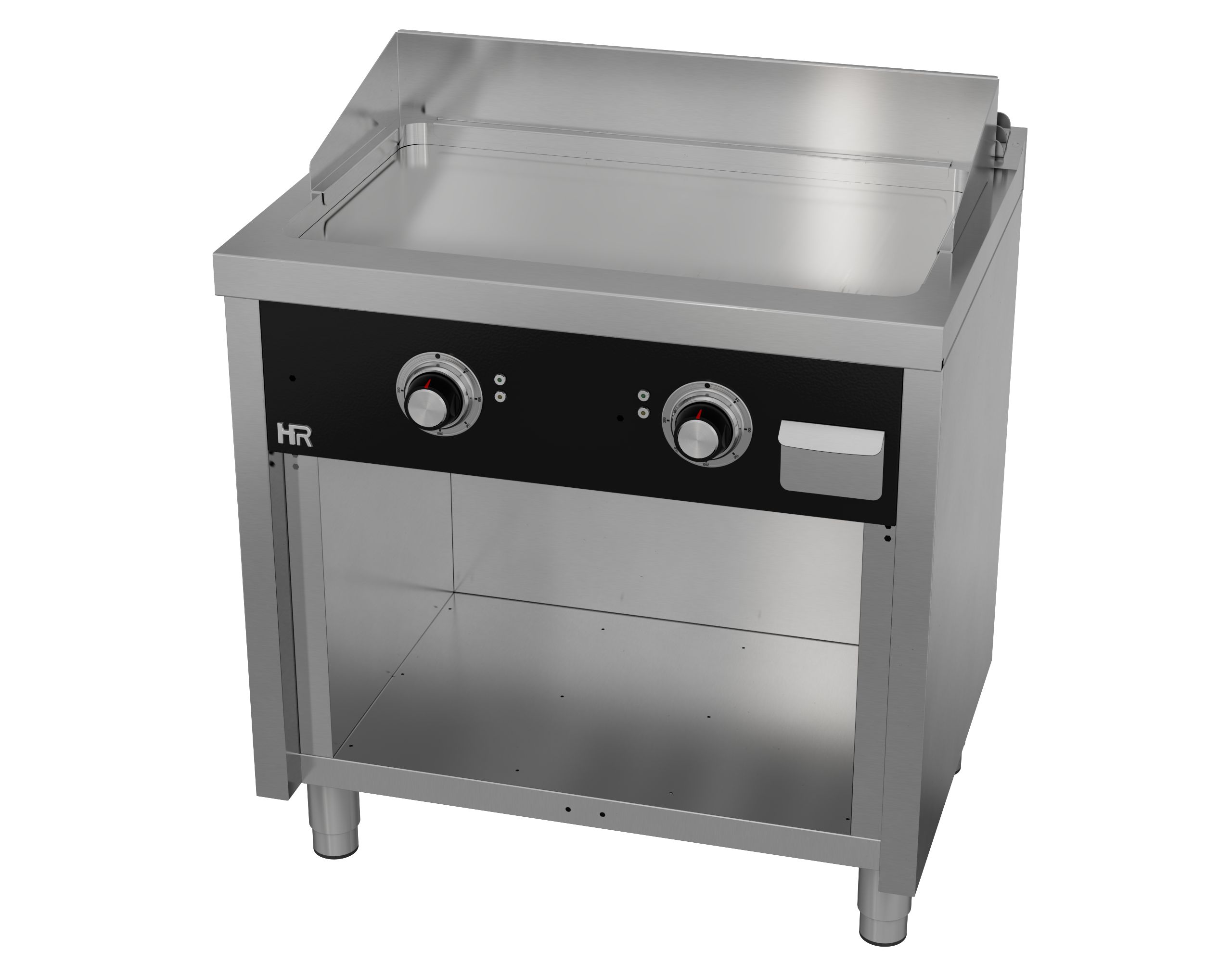 Grillplatte 800 mm Chromstahl Serie 600 – Unterbau