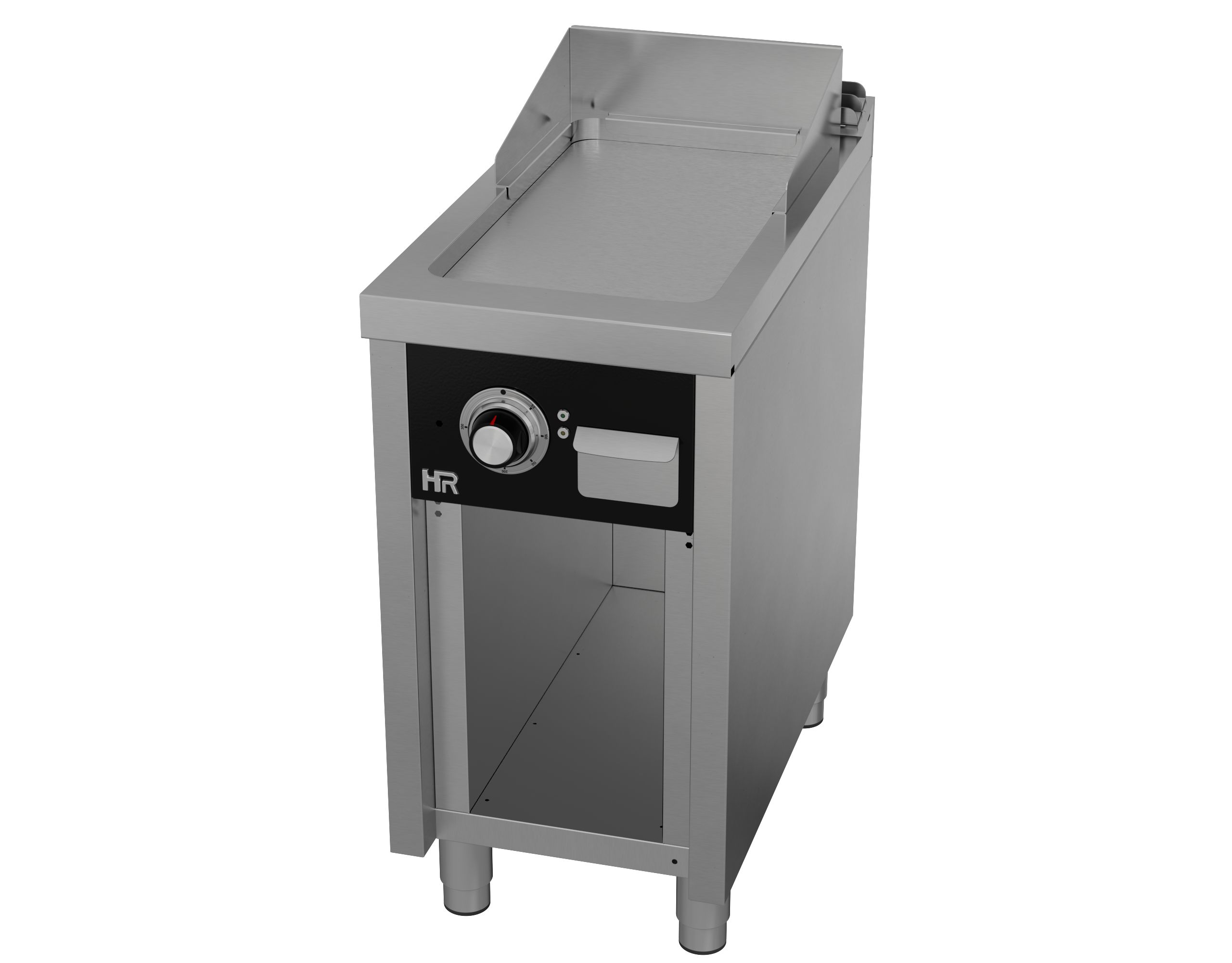 Grillplatte 400 mm glatt Serie 750 – Unterbau