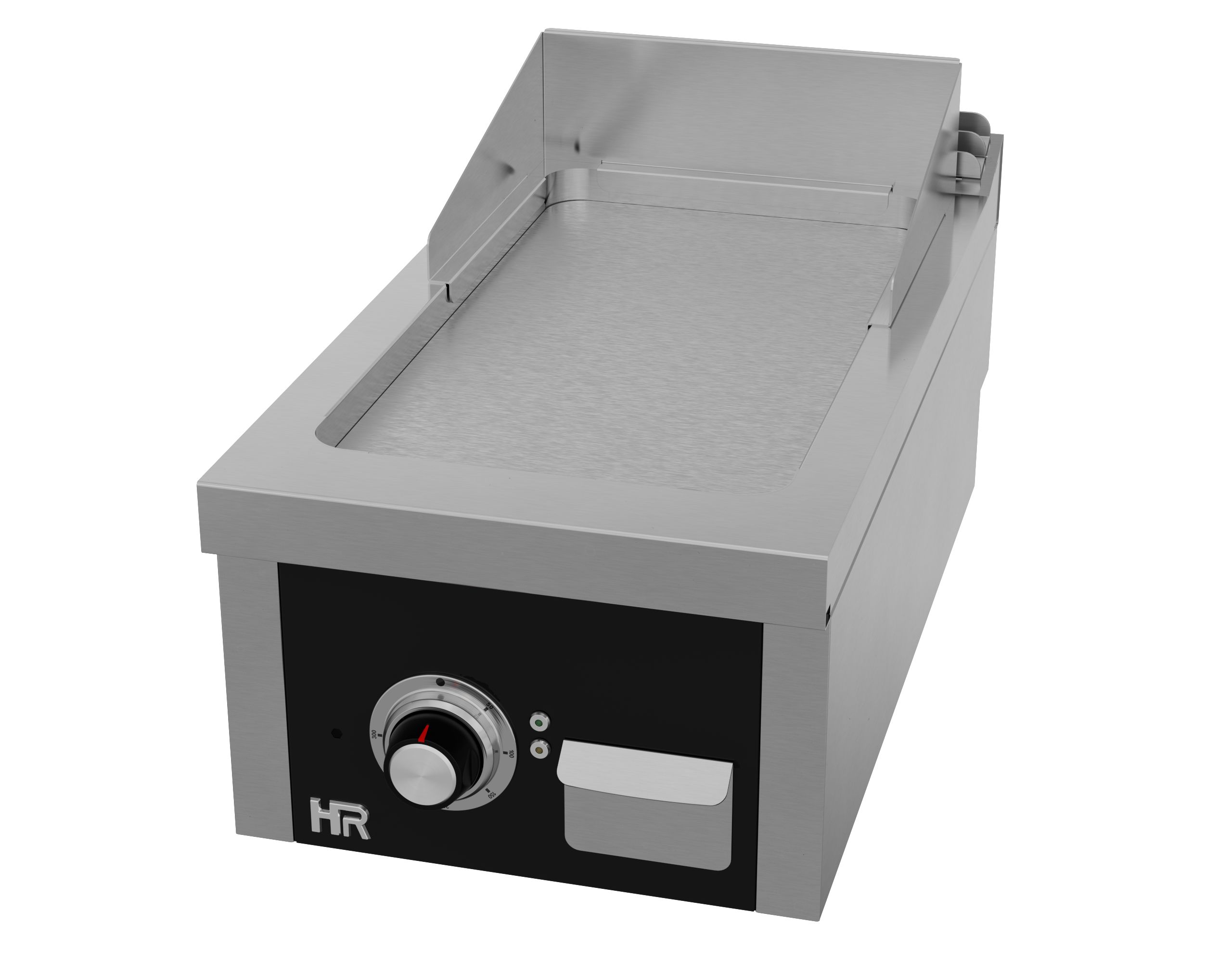 Grillplatte 600 mm Serie 600 glatt mit Unterbau