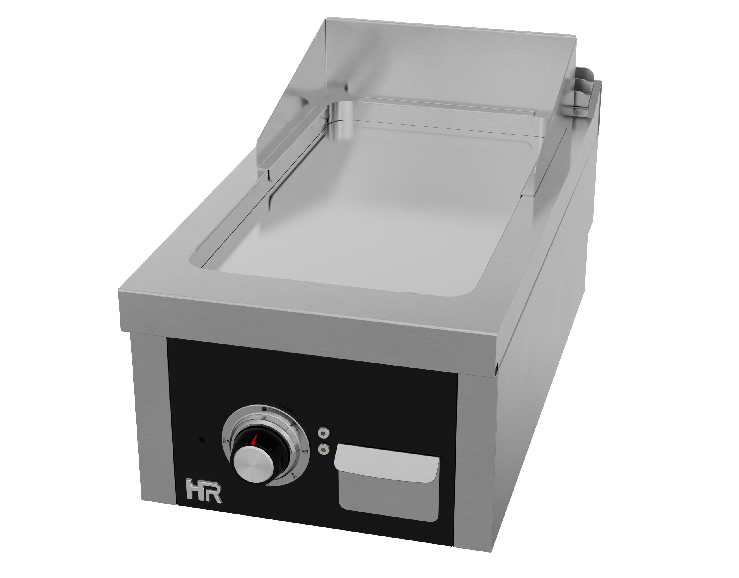 Grillplatte 600 mm Serie 600 Chromstahl mit Unterbau