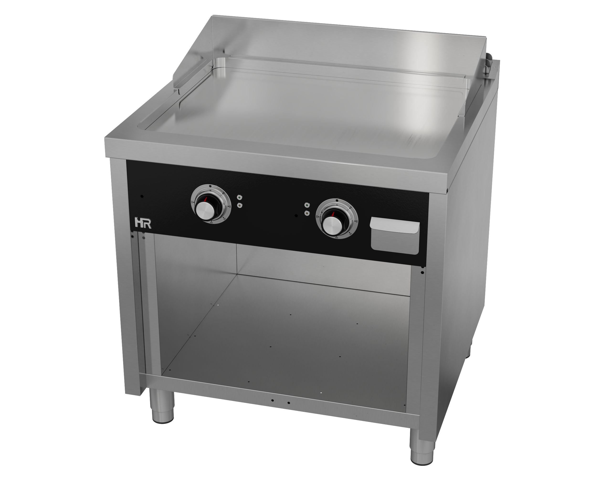 Grillplatte 800 mm Serie 600 Chromstahl Tischgerät