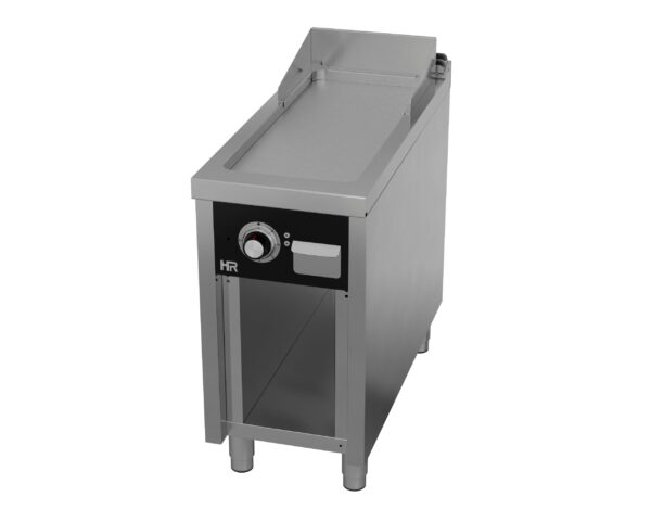 Grillplatte 400 mm Serie 900 glatt mit Unterbau