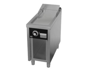 Grillplatte 400 mm Serie 900 Chromstahl mit Unterbau