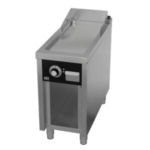 Grillplatte 400 mm Serie 900 Chromstahl mit Unterbau