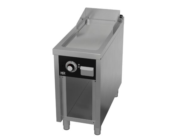 Grillplatte 400 mm Serie 900 Chromstahl mit Unterbau